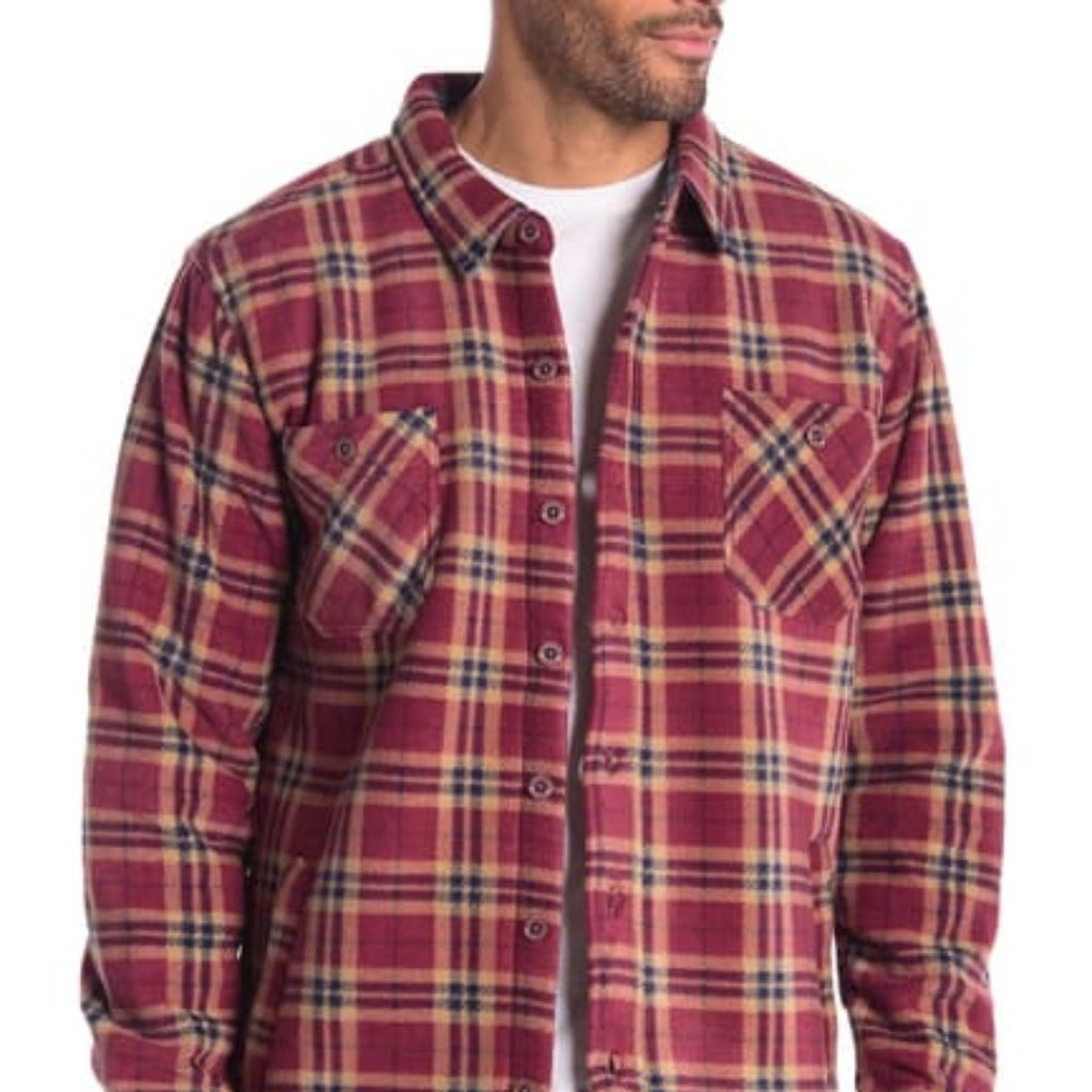 Weatherproof Faux Shearling Lined Plaid Jacket